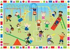Playground shapes – poster