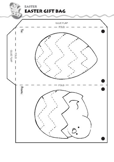 Easter gift bag – template – Early Years teaching resource - Scholastic