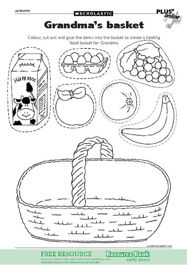 Grandma’s basket – FREE Early Years teaching resource ...