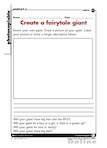 Create a fairytale giant (1 page)