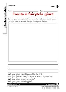 Create a fairytale giant