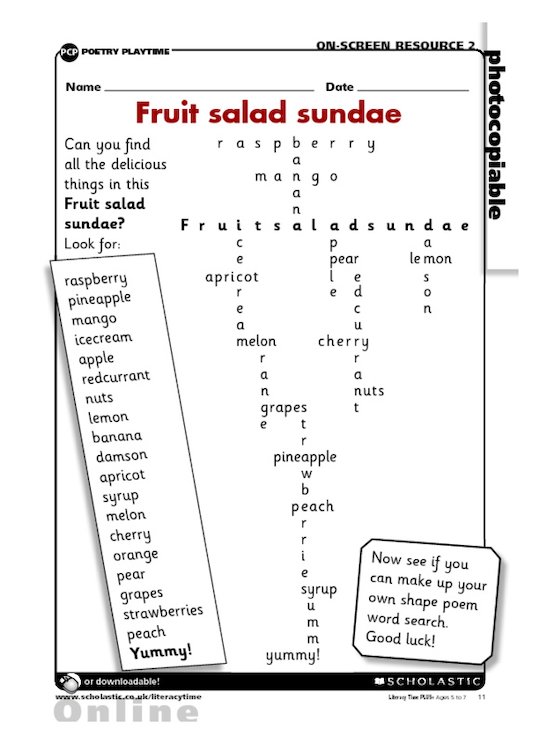 Fruit Salad Sundae