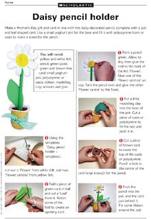 Make a daisy pencil pot for Mother’s Day