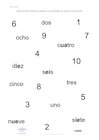 Year 3 Spanish – Number activity sheet