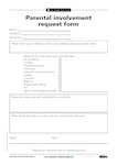 Parental request form (1 page)