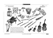 The orchestra – musical instruments