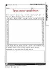 Toys now and then (activity sheet)