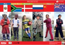 School children around the world – poster