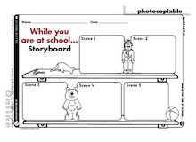 While you are at school storyboard