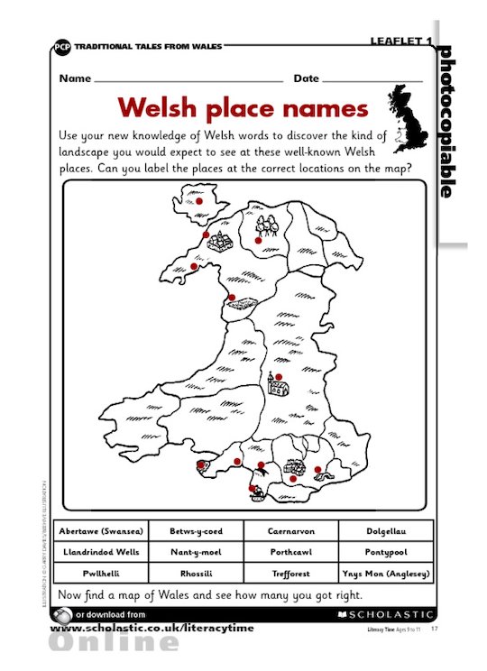 Welsh place names