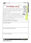Dylan Thomas - A holiday story (1 page)