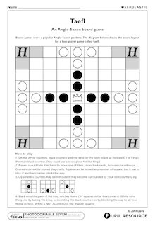 Taefl – Anglo-Saxon board game