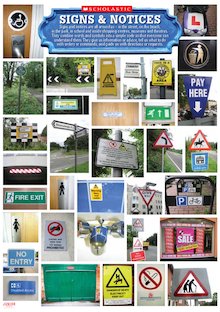 Signs and notices – photo poster