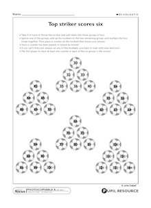 Football-themed dice game