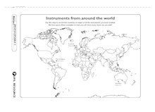 Instruments from around the world – map