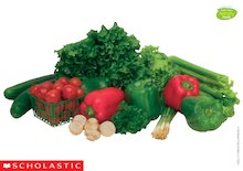 Red and green vegetables image