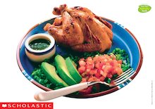 Roast chicken and salad image