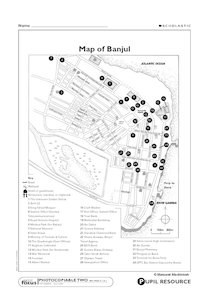 The Gambia: Map of Banjul