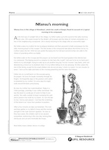 The Gambia: Nfansu’s morning