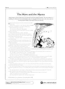 The Gambia: ‘The Hare and the Hyena’ folk tale