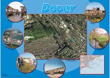 Dover aerial photo poster