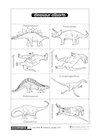 Dinosaur allsorts activity sheet
