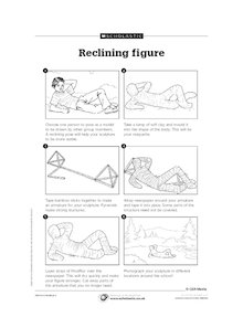 Create a life-size reclining figure