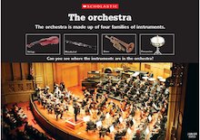 The orchestra – photo poster