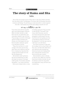 India: The story of Rama and Sita