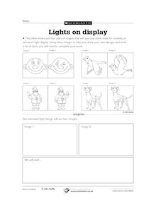 Create an animated light display