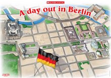 Day out in Berlin – map poster