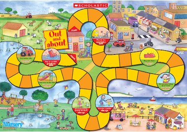 Out and about gameboard – FREE Early Years teaching resource - Scholastic