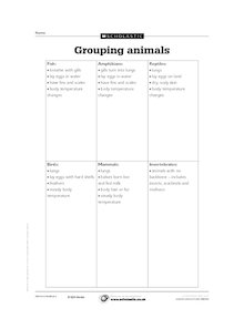 Grouping animals