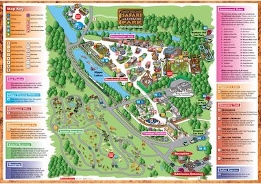 Safari park map poster – Primary KS2 teaching resource - Scholastic