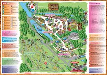 Safari park map poster