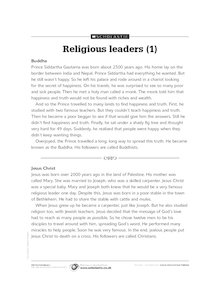 Religious leaders 1