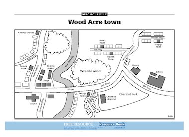 simple town map