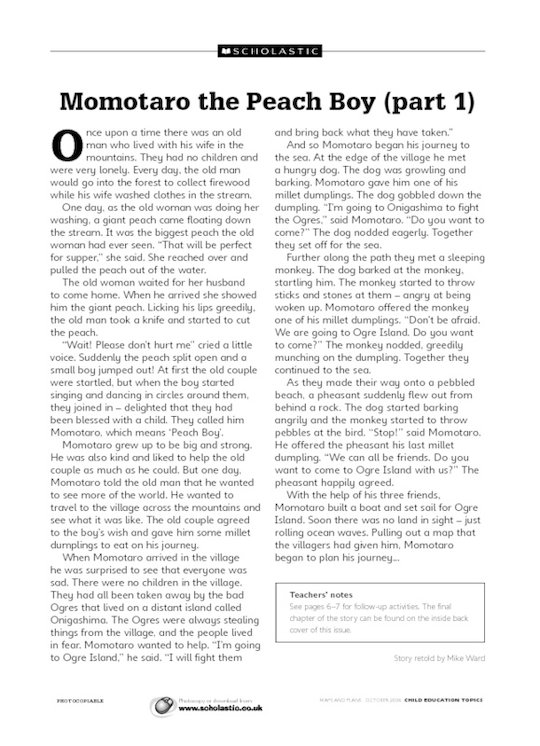 Momotaro the Peach Boy (part 2)