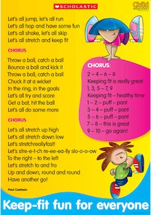 Keep-fit fun for everyone – poster