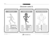 Materials character cards 1