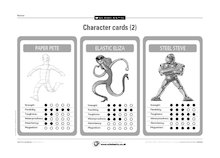 Materials character cards 2