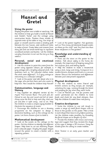 Hansel and Gretel Story  Download Free Hansel and Gretel Story PDF Here