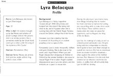 Philip Pullman’s The Northern Lights: profile of Lyra Belacqua