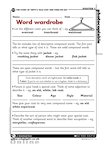 Word wardrobe - descriptive words (1 page)