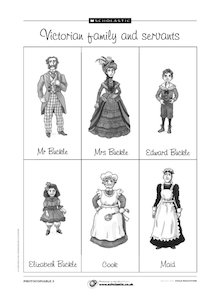 Victorian Family – character cards