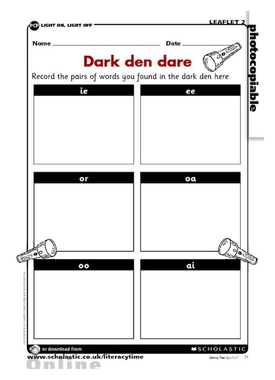 Dark den dare