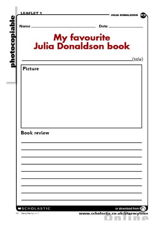 My favourite Julia Donaldson book