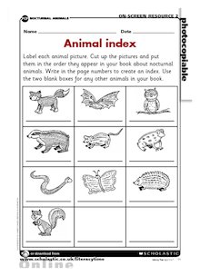Animal index