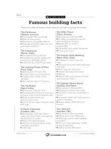 Famous building facts