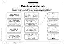 Homes and buildings: Matching materials